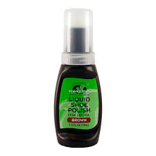 SHOE POLISH LIQUID BROWN 2.5OZ