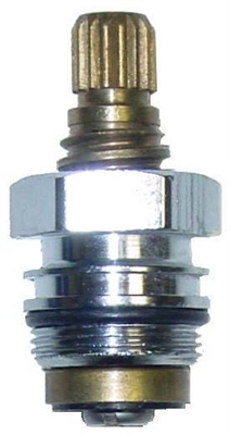 A new spark plug with metal hex and threaded body isolated on a white background.