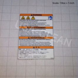 SS300 LID LABEL WARNING