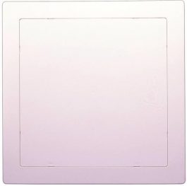 White blank square frame on a pale background.