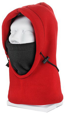 FLEECE HOODIE 6-IN-1 RED