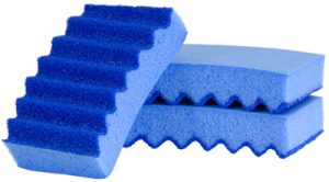 QUICKIE SCRUBBER SPONGE 3/PK