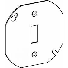 BOX COVER 4" OCTAGON SWITCH