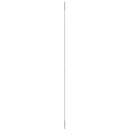 A slim vertical white pole against a white background.