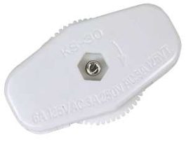 SWITCH IN LINE CORD WHITE