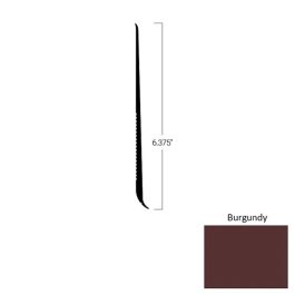 COVE BASE 6"X 4' BURGUNDY