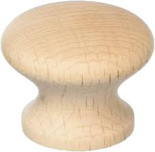KNOB WOOD 1-1/4" (BEECH)