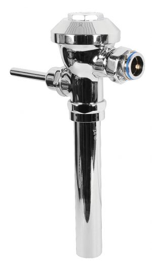 Chrome beer tap with lever on a white background.