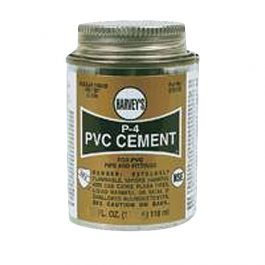 A jar of PVC cement on a white background.