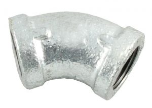 A silver wing nut with a threaded hole, isolated on a white background.