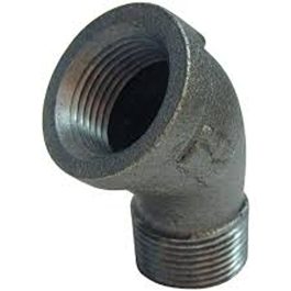 ELBOW ST BLACK 90 1/8"