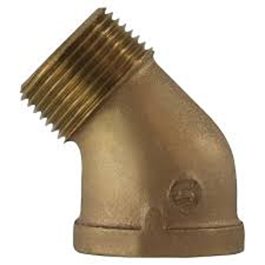 ELBOW ST BRASS 45 1-1/2"