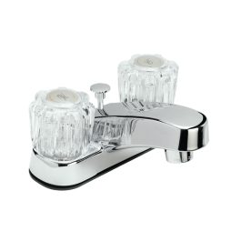 FAUCET NORCA BATH 4"CENT-W/POP