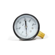 GAUGE PRES 0-300 1/4"IPS 2-1/2