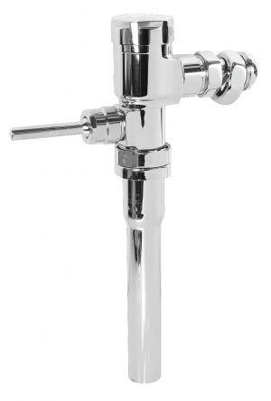 Chrome beer tap isolated on a white background.