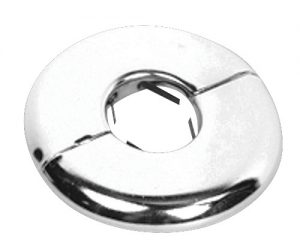 A shiny metal washer with a hexagonal hole, typically used in mechanical applications.