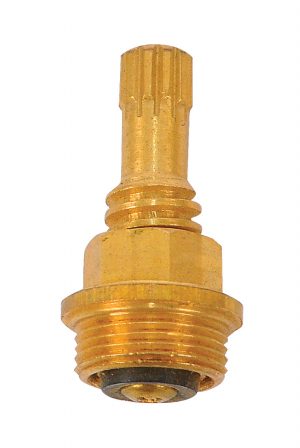 Brass hose connector fitting isolated on a white background.