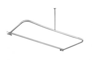 Modern rectangular suspended LED light fixture against a white background.