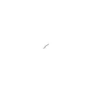 A minimalist image of a single dart mid-air against a solid white background.