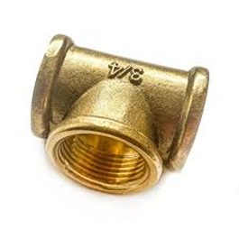 TEE BRASS 3/4"