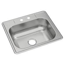 SINK ELKAY 25X22 3 HOLE