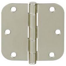 SATIN NI DOOR HINGE 3-1/2