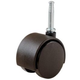 BLK 2 WHEEL STEAM CASTER