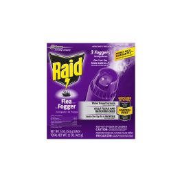 RAID FLEA FOGGER 3PK 5OZ.