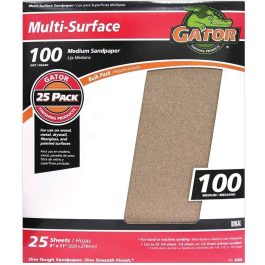 SANDPAPER MULTI-PURP.100 GRIT