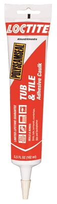 CAULK TUB & TILE ALMOND 5.5/OZ