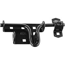 LATCH GATE 4-1/4" BLACK