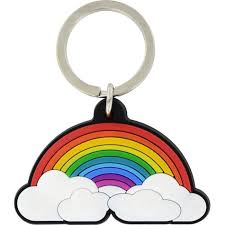 KEY RING "RAINBOW" PVC