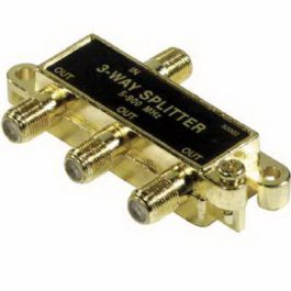 COAXIAL 3-WAY SPLITTER
