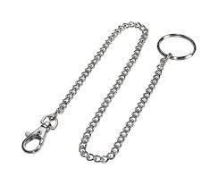 KEY CHAIN W/18"SAFETY CHAIN
