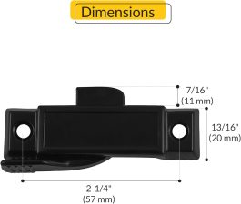 WINDOW LOCK BLACK B1-37