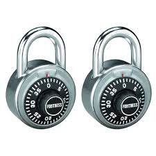 SS COMBO LOCK 2PK 1-7/8''
