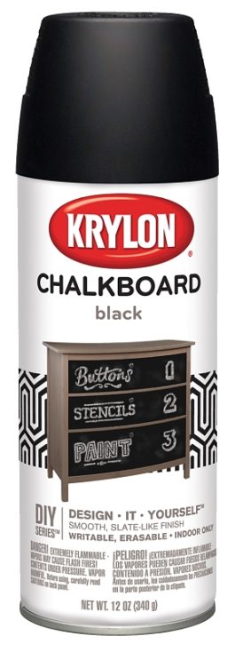 SPRAY PAINT CHALKBOARD BLACK