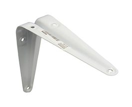 SHELF BRACKET 4X5 STEEL WHITE