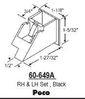 WINDOW SASH GUIDE A10-74
