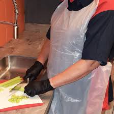 APRON 2442/2846 IMPORT POLY BK