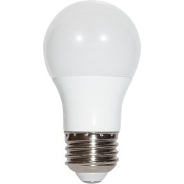 A white LED light bulb on an isolated background.