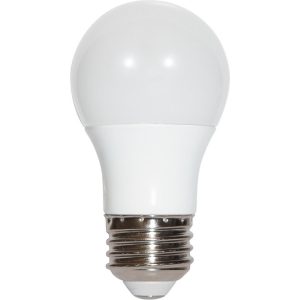 A white LED light bulb on an isolated background.