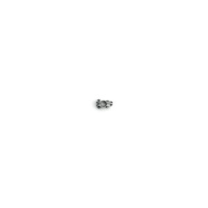 Tiny fidget spinner centered on a vast white background.