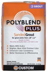 TILE GROUT 25LB CHARCOAL FLOOR