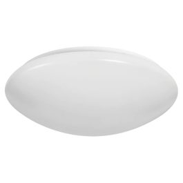 a white oval object with a white background