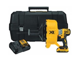 a yellow and black tool box