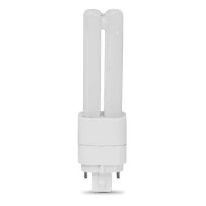 Compact fluorescent light bulb isolated on a white background.