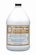 A gallon jug of Marble Mop floor cleaner concentrate on a white background.