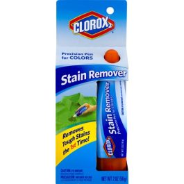 Packaging of Clorox stain remover pen for colors with product information.
