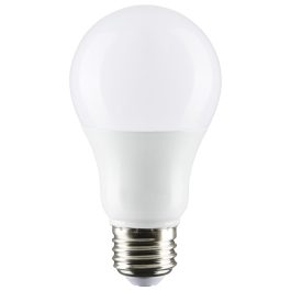 LED light bulb on a white background.